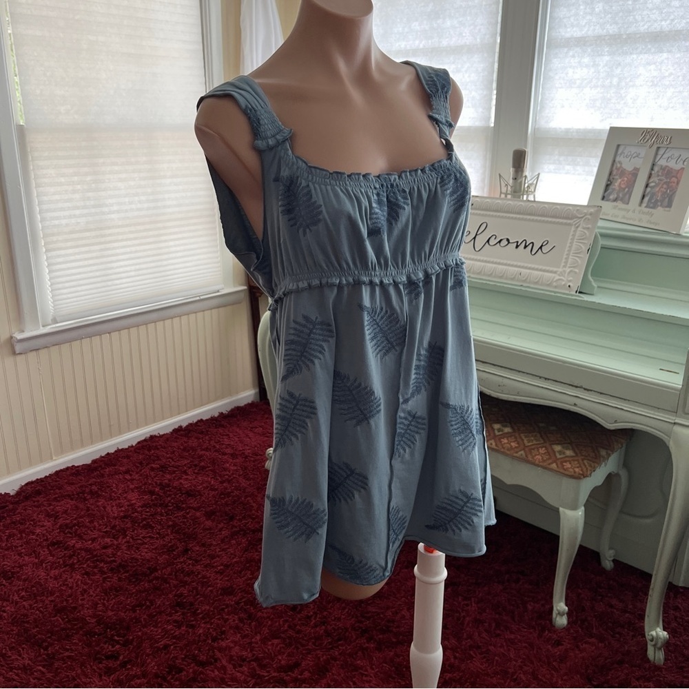 Tropical 100% cotton tunic/dress • By vertigo sz XL - Picture 5 of 7